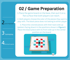 JOYCY Wobbling Chess – Strategy Board Game with Dice & Gravity-Based Moves | Interactive 2-Player Logic Board Game for Kids & Adults (24.7 x 24.8 cm)