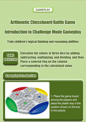 JOYCY Math Strategy Board – Multiplayer Counting and Calculation Challenge for Kids | Fast-Paced Brain Skill Game for Logic, Speed, and Mental Math