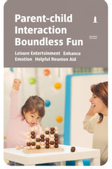 JOYCY Wooden Four Connect Strategy Game – Classic 3D Vertical Logic Challenge for Kids & Adults | Hand-Eye Coordination & Thinking Skills Builder | 3+ Years