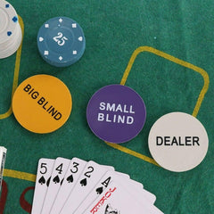 JOYCY Texas Hold’em Poker Set – 200-Piece Professional-Style Chip Kit with Cards, Dealer Buttons, and Table Mat | Complete Set for Game Nights & Casino-Style Play