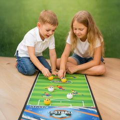 JOYCY Mini Tabletop Game for Kids & Adults – Balls & Course Mat – Fun Family Board Game (29x100cm) (Soccor)