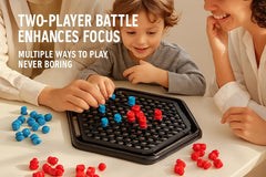 JOYCY 3D Connect Four Logic Game – Battle Strategy Toy for Kids & Adults – Stacking Game for 2 Players