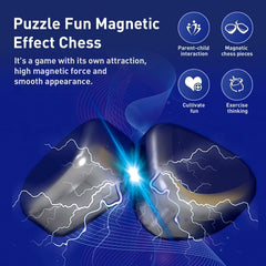 JOYCY Magnetic Attraction Board Game for Kids - Strategy Magnet Games (Magnet Game with Rope)