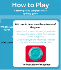 JOYCY Wobbling Chess – Strategy Board Game with Dice & Gravity-Based Moves | Interactive 2-Player Logic Board Game for Kids & Adults (24.7 x 24.8 cm)