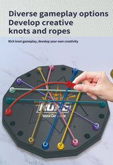 JOYCY Rope Untie Challenge Game Skill-Building for Focus, Logic, and Family Fun Strategy & War Board Game