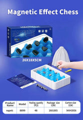 JOYCY Magnetic Board Game for Kids | Game Set with Magnetic Pieces | Fun Strategy Game for Kids & Family | Travel-Friendly Indoor Board Game