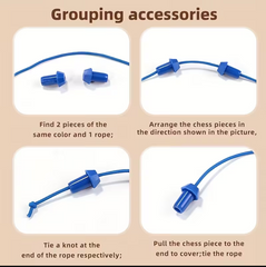 JOYCY Rope Untie Challenge Game Skill-Building for Focus, Logic, and Family Fun Strategy & War Board Game